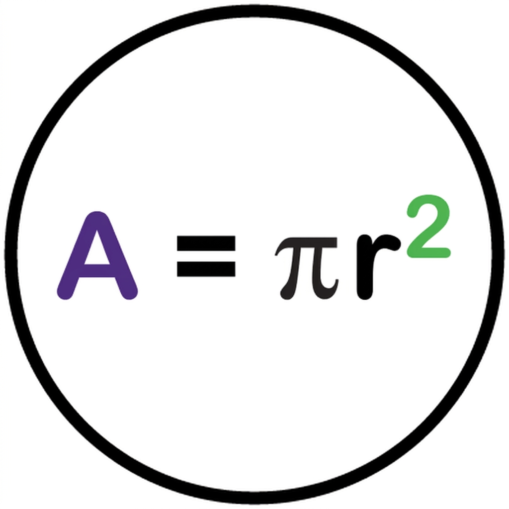 Fórmula del Área del Círculo
